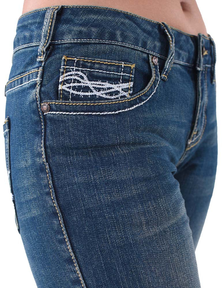 Cowgirl Tuff "Don't Fence Me In" Jeans
